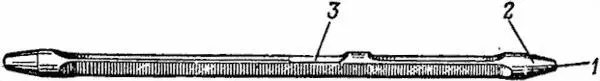 Рис 27Ударник 1 боек 2 передний конус 3 вырез для шпильки - фото 29