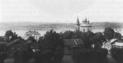 Кострома Вид с Муравьевки на Заволжье 1910 г Н В Розанов старший брат - фото 3