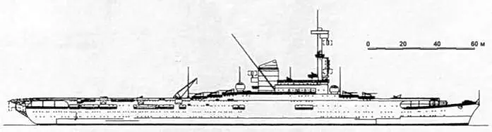 Авианосец Seidlitz проект 1942 года Морское министерство Японии было весьма - фото 13