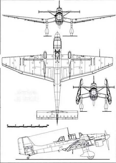 Junkers Ju 87CE Палубный бомбардировщик торпедоносец Ju 87CE Проектирование - фото 49