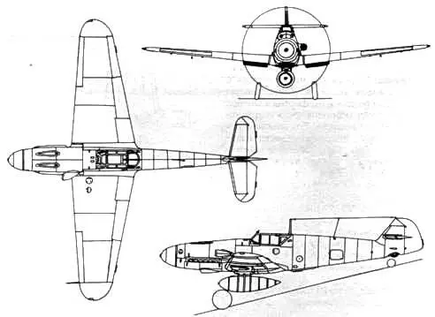Messerschmitt Bf 109F5 На истребителях серии G выполнение функций тактической - фото 139