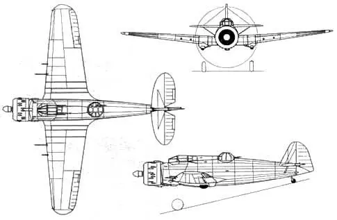 Breda Ba65bisL Штурмовики Ва65 в тренировочном полете над Италией 1939 г - фото 142