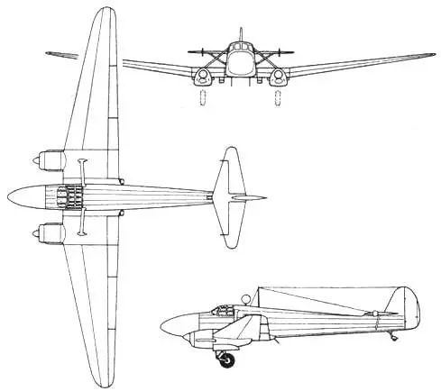 FockeWulf FW 58С Weihe Серийно строились следующие модификации FW 58А - фото 53