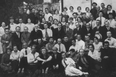 Преподаватели и студенты ВЛХИ им В Я Брюсова 1925 А А Блок 1910е гг - фото 15