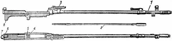 Рис 3Ствол со ствольной коробкой 1 надульник 2 газовый цилиндр со - фото 3