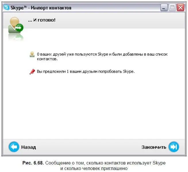 Резюме В данной главе рассмотрены бесплатные возможности программы Skype - фото 297