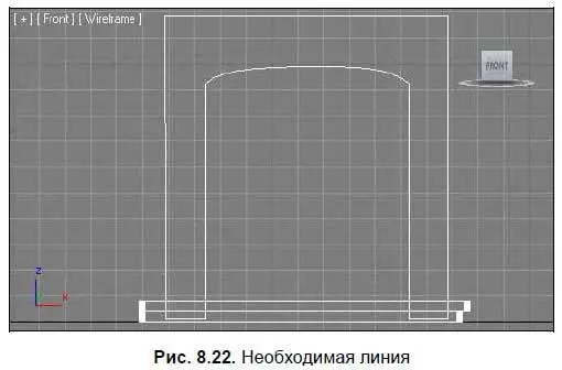 7 При помощи модификатора ExtrudeВыдавить выдавите данную линию на 3035 см - фото 411