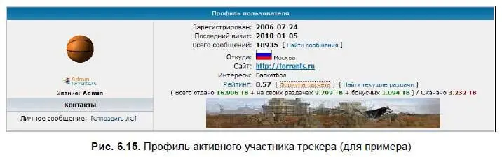 В нижней части страницы расположена вторая таблица Текущие активные торренты - фото 161