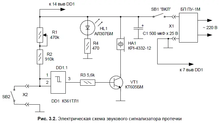 Как видно из рис 32 ничего сложного в схеме нет и ее мог бы придумать - фото 24