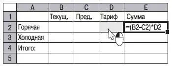 Чтобы завершить ввод формулы нажмите клавишу Enter В ячейке будет показан - фото 621