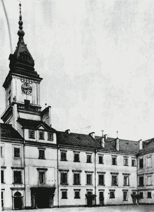 Вид на западное крыло Замка и башню Зыгмунта Снимок 1939 года Памятник - фото 20