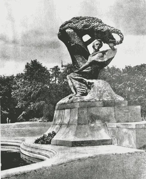 Памятник Шопену работы Вацлава Шимановского установленный в 1926 году - фото 34