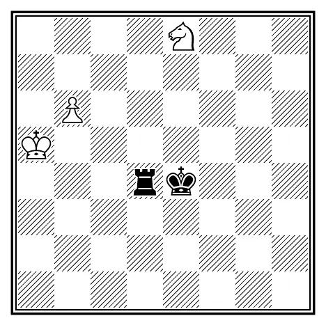 Белые начинают и выигрывают Очевидно выигрыш должна дать проходная пешка - фото 36