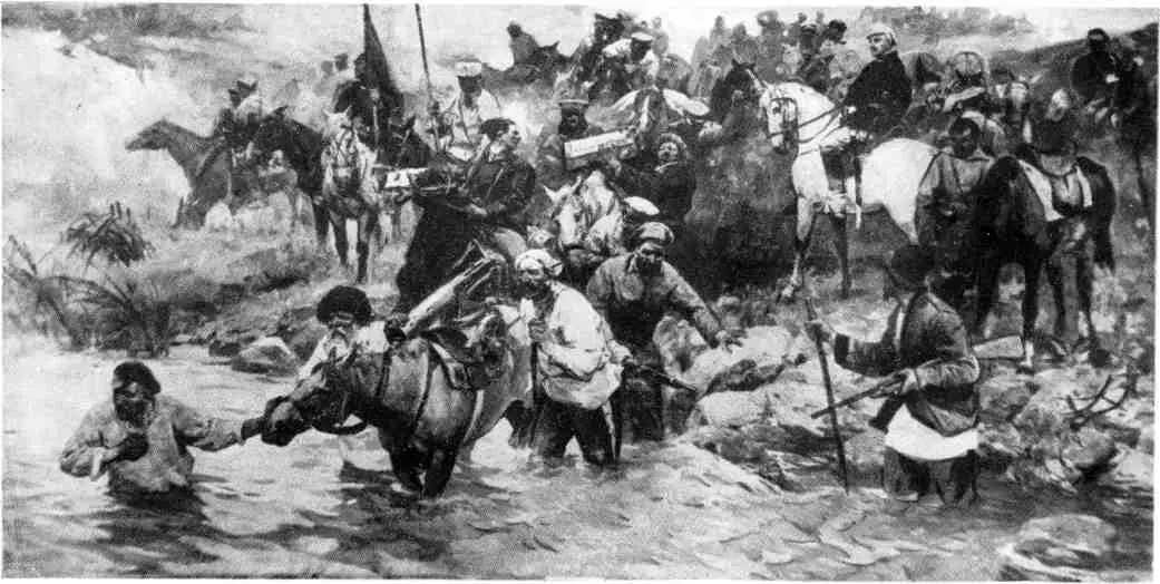 По тылам белых Холст масло Художник Неясов В А Акиншин М Г - фото 5