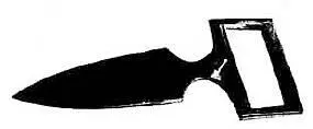 Миникинжал с поперечной рукоятью замаскированный под пряжку брючного ремня - фото 61