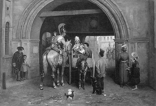 Русские войска в Париже Художник Б К Виллевальде 1880 г Около 19 часов и - фото 159