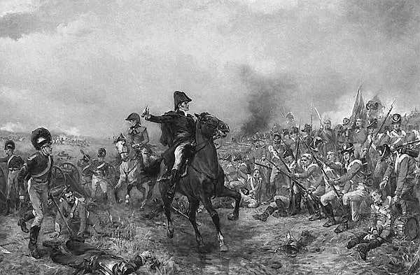 Герцог Веллингтон при Ватерлоо Художник Р А Хиллингфорд XIX в Сражение - фото 166