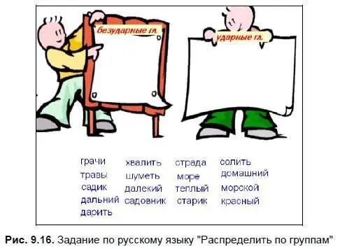 При подготовке задания используются такие элементы как работа с текстом - фото 160