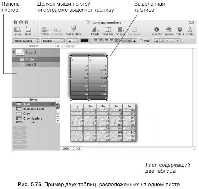 Но прежде чем к таблице применять какиелибо действия ее следует выделить Для - фото 679