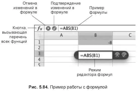 Замечание Для вызова диалогового окна Insert FunctionВставка функции также - фото 697