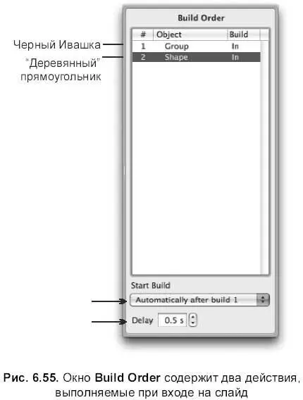 9 Затем выделить деревянный прямоугольник выбрать тот же эффект Disappear а - фото 887