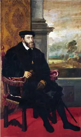 Портрет императора Карла V в кресле Мюнхен Старая Пинакотека Филипп II - фото 34