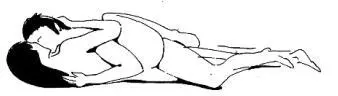 ЦИКАДА НА ВЕТКЕ Женщина лежит на животе с немного раздвинутыми ногами и - фото 6