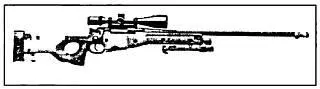 Снайперская винтовка L96A1 АW Масса снаряженной винтовки 675 кг длина - фото 74