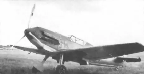 Один из первых Bf109E0 Bf109E во время продувки в аэродинамической трубе - фото 24
