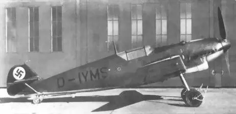 Прототип серии D Bf109V17 WrN 1776 Bf109V3 в полете Bf109V5 - фото 26