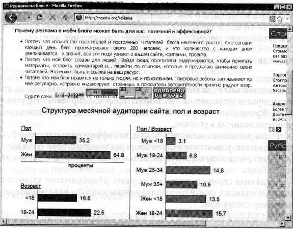 Рис 243Пример рекламной страницы Это будет своего рода изюминкой которая - фото 89