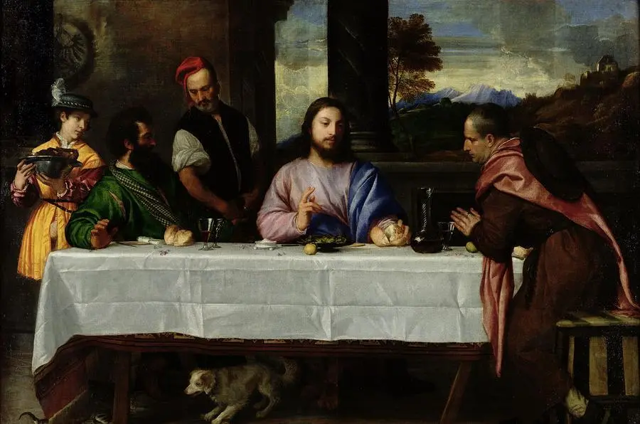 Ужин в Эммаусе Париж Лувр Вознесение богоматери Ассунта Венеция - фото 10