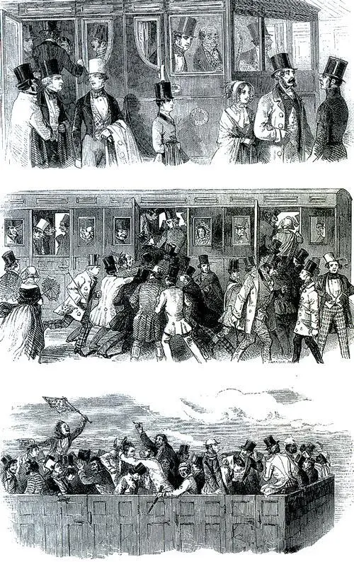 Три класса путешествующих по железной дороге Illustrated London News - фото 15