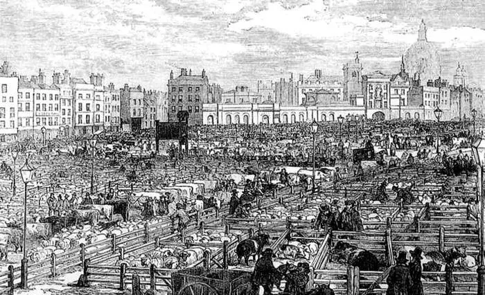 Рынок в Смитфилде в 1855 г Mary Evans Picture Library С 1200 года в - фото 25