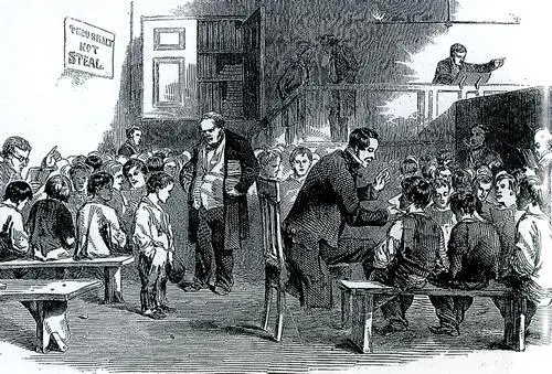 Школа для бедных Hulton Getty Школа для бедных в 1846 году Эти мальчики - фото 48