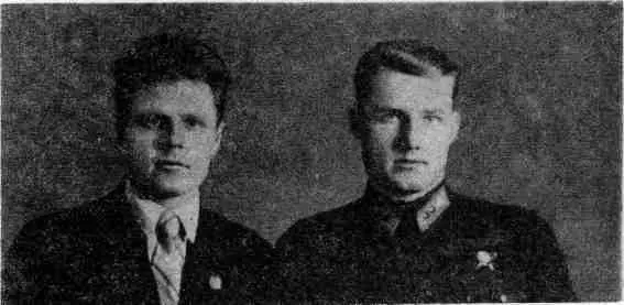Братья Михаил и Николай Михаил Галкин Волховский фронт 23 июня 1942 г - фото 7