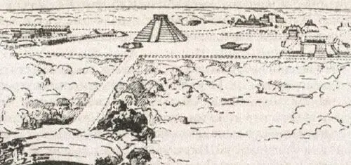 Схема священного места ЧиченИца Рис Т Проскуряковой Гарвардский - фото 32
