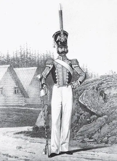 Тамбурмажор Лгв Литовского полка в 18431844 гг Рядовой и барабанщик - фото 122