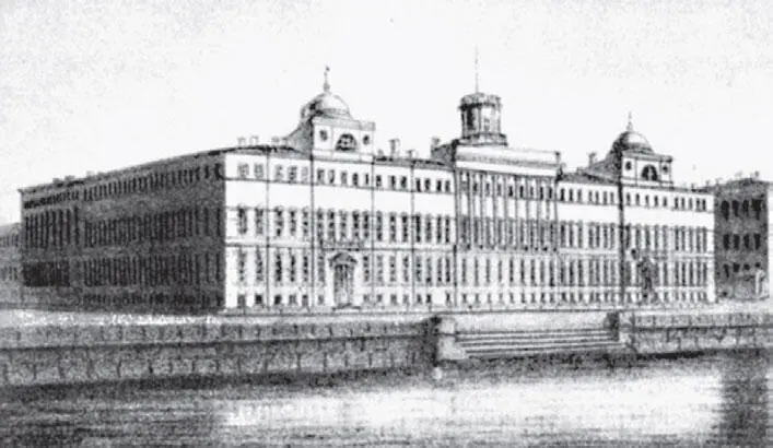 Морской кадетский корпус Литография ВА Прохорова 1850е гг Находившийся в - фото 185
