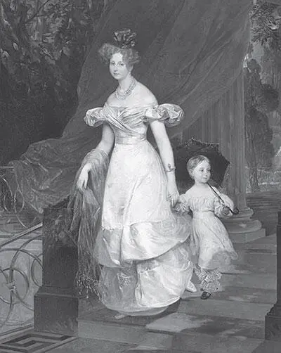 Великая княгиня Елена Павловна с дочерью Марией Худ КП Брюллов 1830 г - фото 210