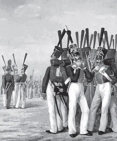Чины Лгв Преображенского полка Рис начала 1840х гг Офицерпреображенец - фото 252