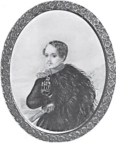 МЮ Лермонтов Автопортрет в форме Нижегородского драгунского полка 18371838 - фото 292