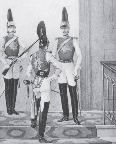 Рядовой и оберофицеры Кавалергардского и Лгв Конного полков в 18411845 гг - фото 391