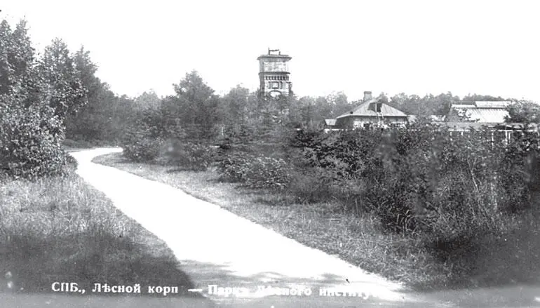 Парк Лесного института Фото начала ХХ века В 1932 году церковь взорвали а - фото 122
