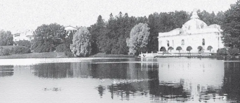 Большой пруд и павильон Грот Фототипия 1897 год Александра любили и он - фото 153