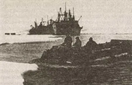 Американская морская пехота испытывает работу машиныамфибии в антарктических - фото 22