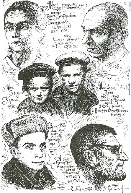 Мои родители мать Ольга Викторовна Гребенникова Терская 18901944 отец - фото 3