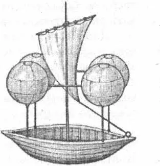 Летающая ладья итальянца Франческо де Лана Торци Примерно то же самое - фото 23