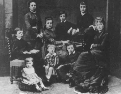 Мария Фердинандовна Набокова со своими детьми СПб Около 1880 г Дмитрий - фото 5