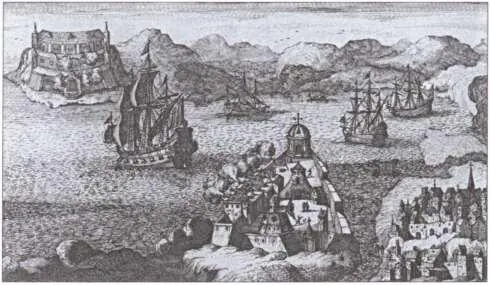 Захват ПуэртоБельо 1668 г Из книги Д ван дер Стерре 1691 г Картахенская - фото 11